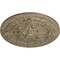 Ekena Millwork Vincent Ceiling Medallion (Fits Canopies up to 6"), Hand-Painted Gobi Desert Crackle, 26"OD x 3"P CM26VIGDC - alternate 3